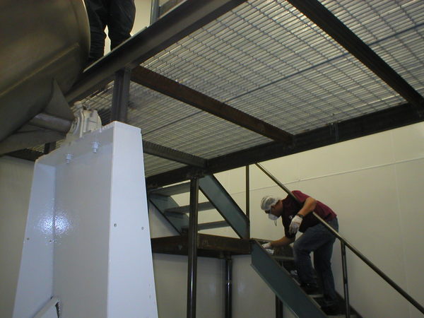 Fabrication and installation of stairs, rail and platform for pharmaceutical company