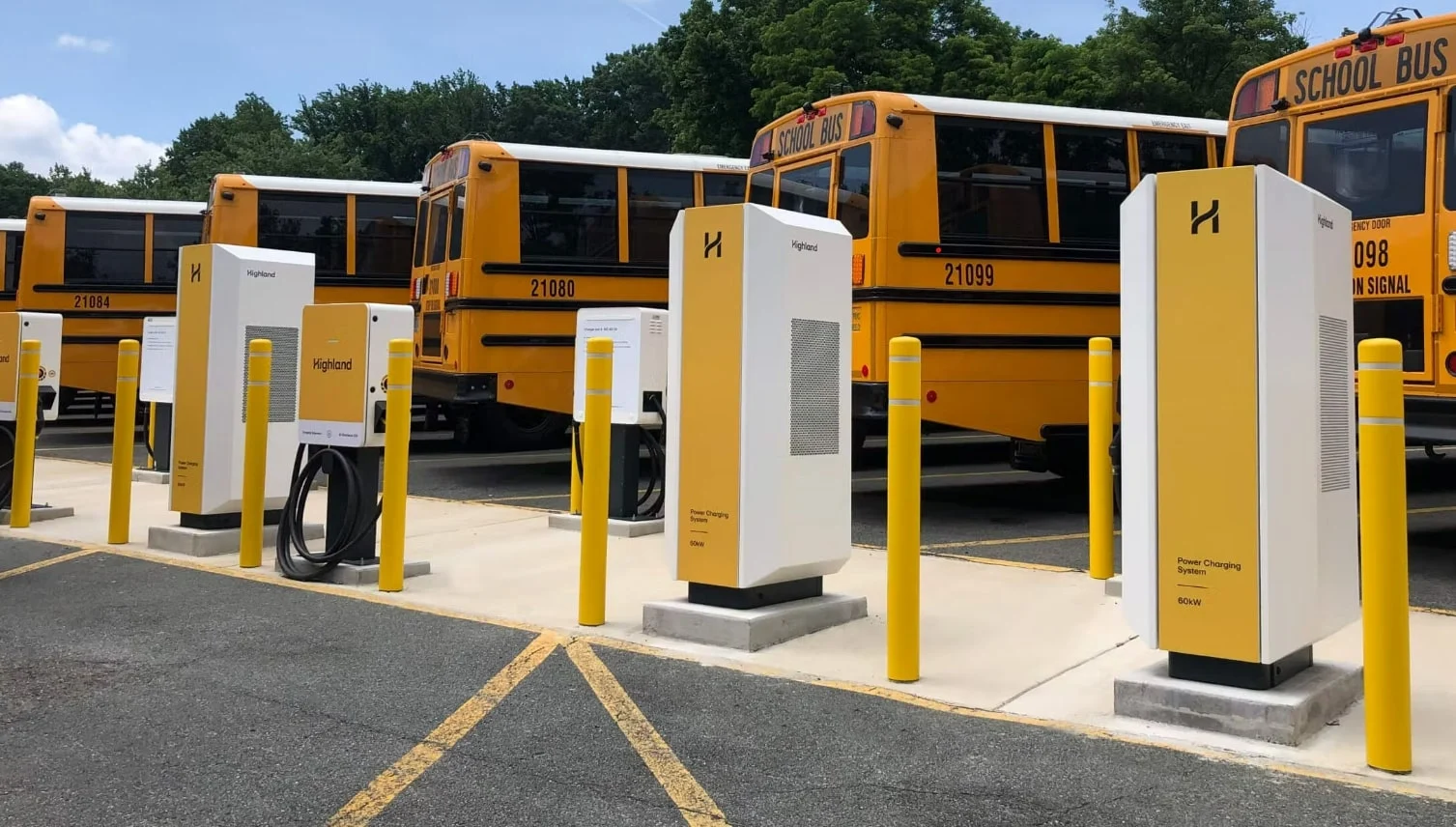 EV Chargers for School Fleets